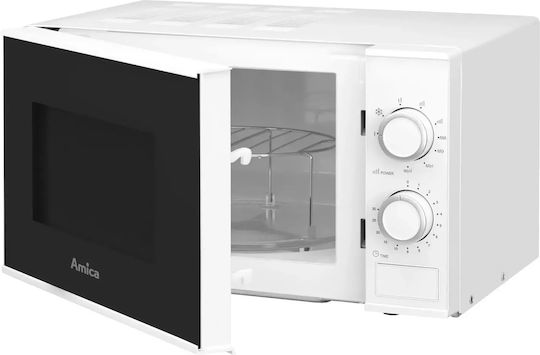 Amica Φούρνος Μικροκυμάτων με Grill 20lt Μαύρος