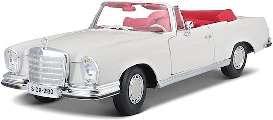 Maisto Mercedes-Benz 280SE Convertible '66 Modeling Figure Car Beige in Scale 1:18