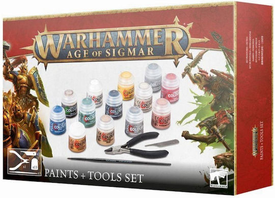 Games Workshop Комплект Цветове за Моделиране в Бял Цвят 12ml 13бр