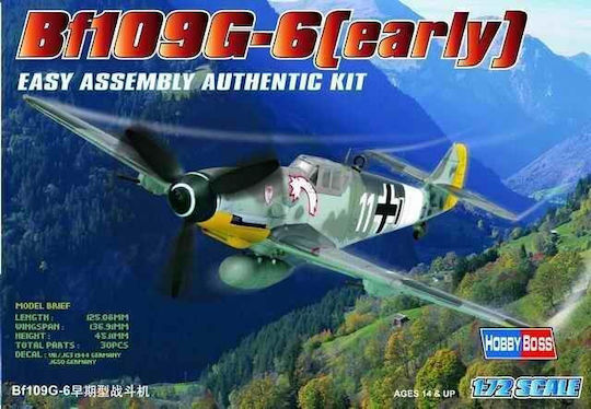 Hobby Boss Φιγούρα Μοντελισμού Αεροπλάνο με Κόλλα και Χρώματα