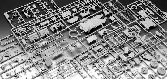 Revell Modeling Figure Car 254 Pieces in Scale 1:35