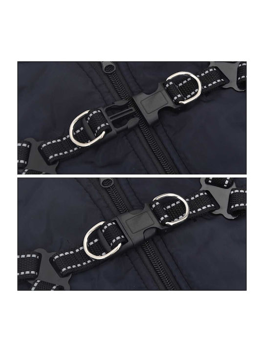 vidaXL Black Dog Coat