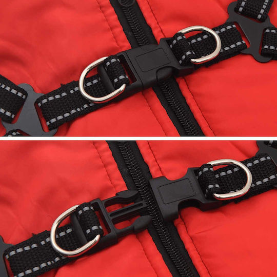 vidaXL Red Dog Coat
