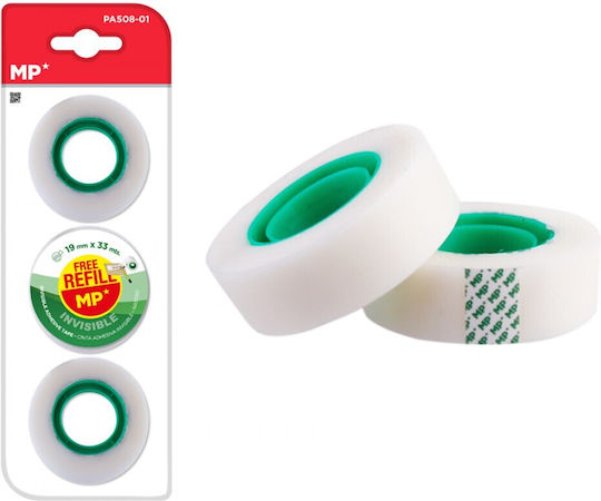 Madrid Papel Tape 18mm x 33m 3pcs Transparent