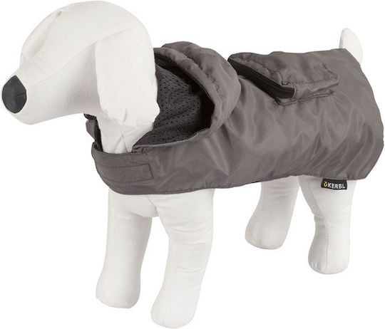 Kerbl Hundemantel Wasserdicht Kapuzen Grün mit Rückenlänge 40 cm.