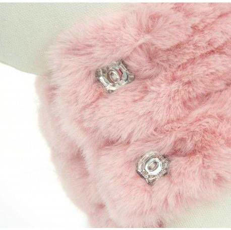 Ferribiella Gemma Coat Μπουφάν Σκύλου Ροζ με Μήκος Ράχης 24 εκ.