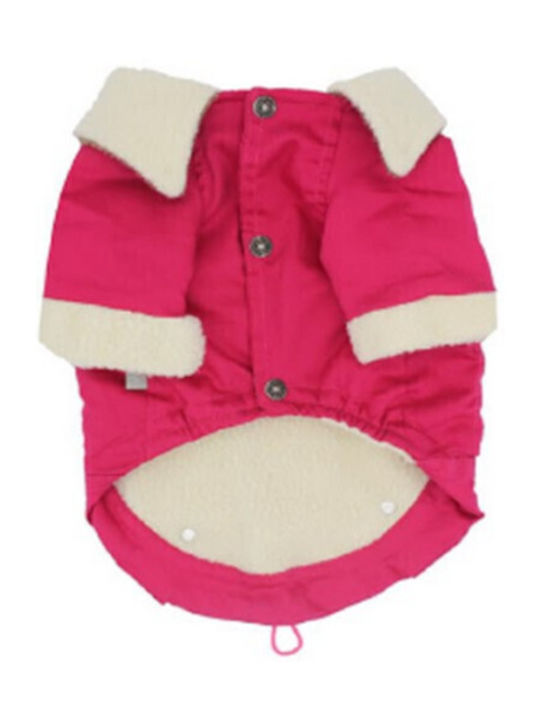 Glee Pink Dog Coat with 24cm Back Length