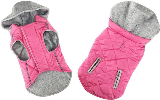 Pet Interest Sportive Μπουφανάκι με Κουκούλα Xlarge Ροζ 43cm