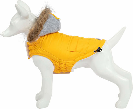 Παλτό Woοfmoda Freedog Eco Pooch Κίτρινο 40cm