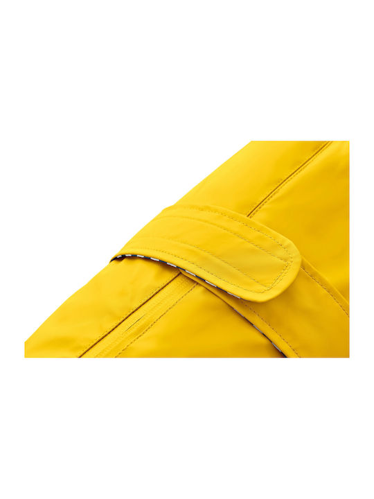 Hunter Hundemantel Wasserdicht Gelb mit Rückenlänge 30 cm.