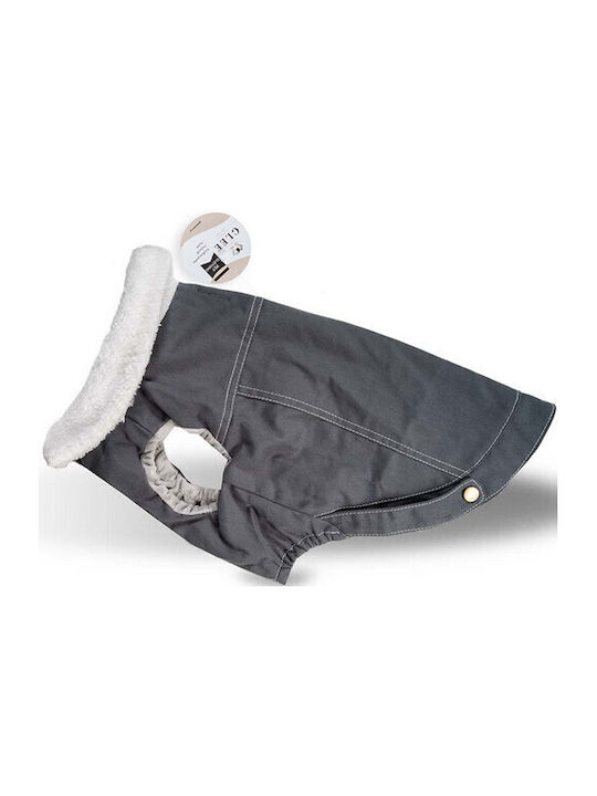 Glee Gray Dog Coat with 30cm Back Length