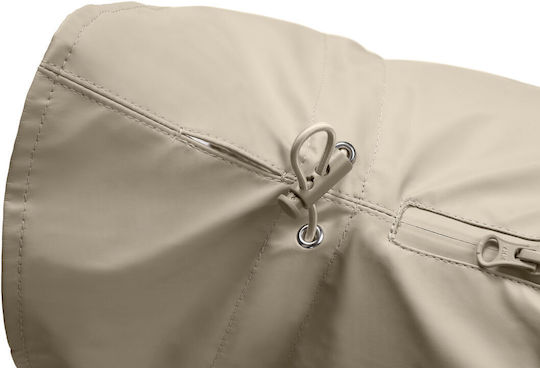 Hunter Brown Waterproof Dog Coat with 30cm Back Length