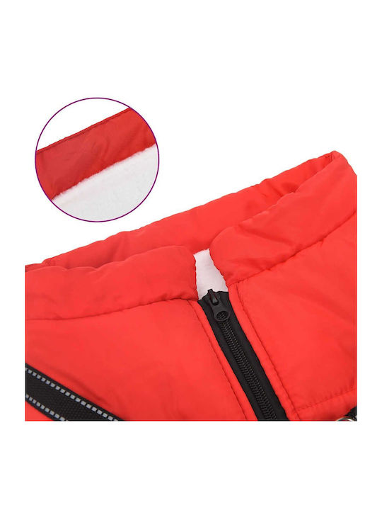 vidaXL Red Dog Coat