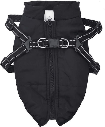 vidaXL Black Dog Coat