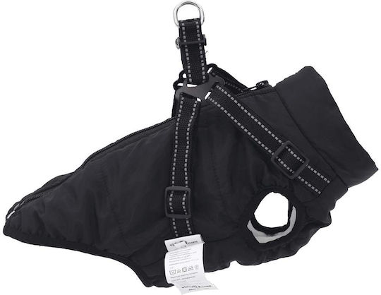 vidaXL Black Dog Coat