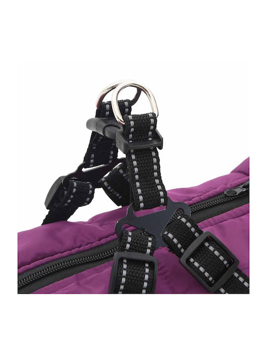 vidaXL Hundemantel Wasserdicht Lila