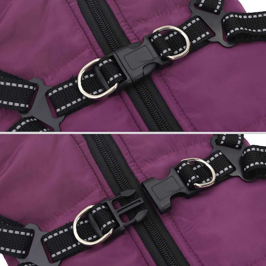 vidaXL Purple Dog Coat