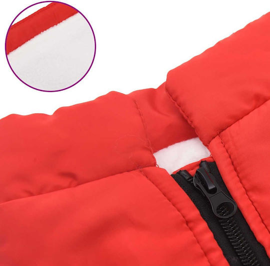 vidaXL Red Dog Coat