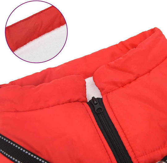 vidaXL Red Dog Coat