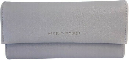 Mario Rossi Tobacco Pouch With Magnetic Clasp 16.5x7.5cm Gray