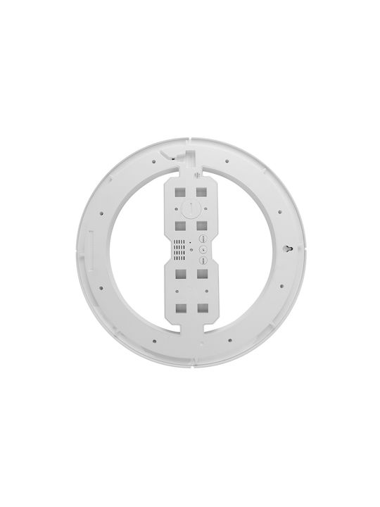 Verk Group Tisch-Digitaluhr Weiß