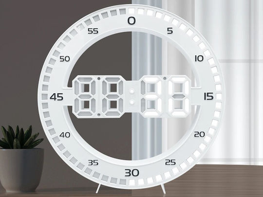 Verk Group Verk Group Tischuhr Digital LED Weiß