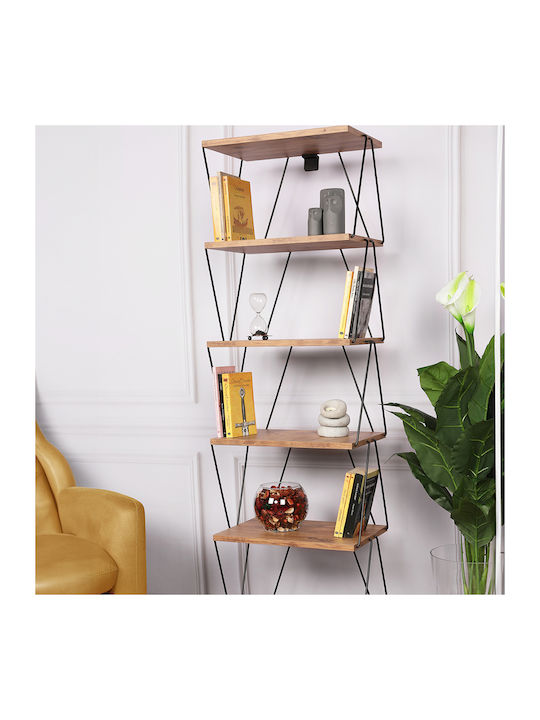 Βιβλιοθήκη Balaban Pine 46x30x165εκ.
