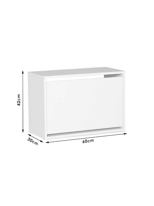 Step 6 Wooden Shoe Organizer White 60x30x42cm