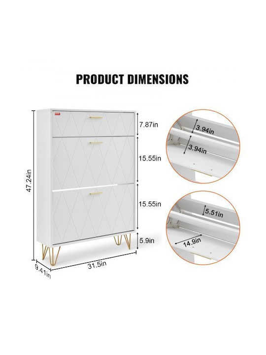 Suport pentru pantofi L80xW23.9xH120cm