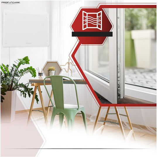 ProfiCare Convectoare pardoseală 3118W cu Termostat Electronic 64x8cm Alb