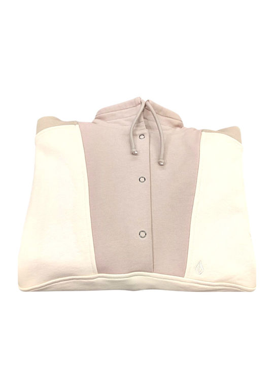 Reetrostone Women's Blouse with Hood Cloud