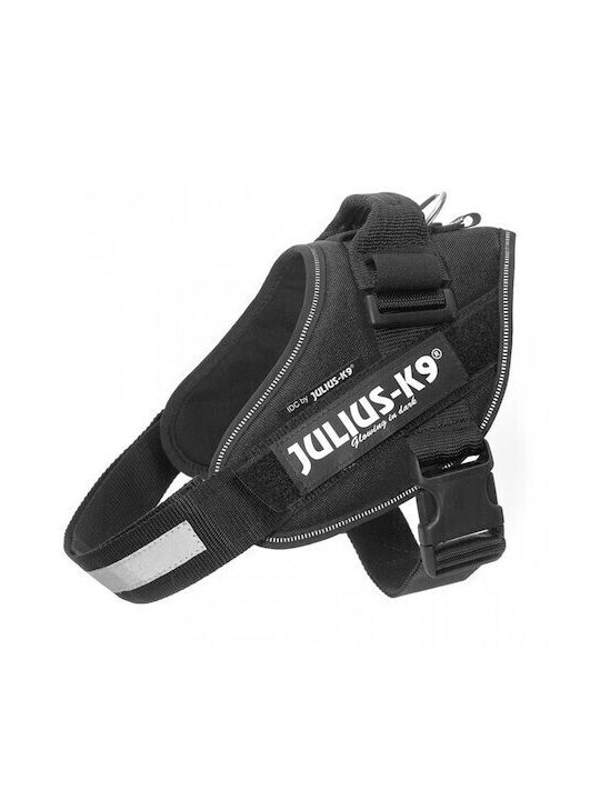 Julius K9 Σαμαράκι Σκύλου Γιλέκο IDC Powerharness Μαύρο Mini 49 - 67cm