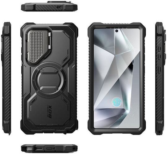 i-Blason 360 Full Cover Tempered Glass Μαύρο (Galaxy S25 Ultra)