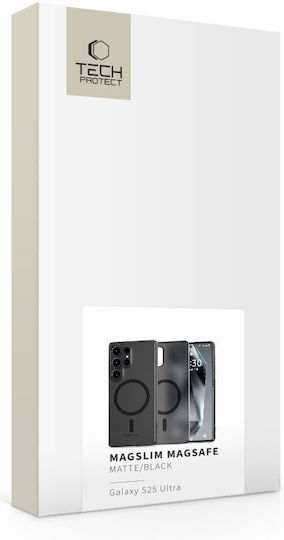 Tech-Protect Magslim Back Cover Plastic Black (Galaxy S25 Ultra)