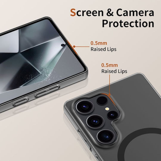 Tech-Protect Magslim Back Cover Plastic Black (Galaxy S25 Ultra)