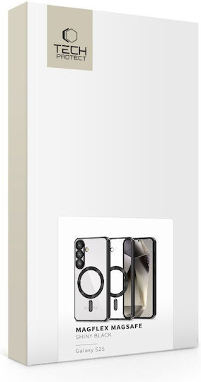 Tech-Protect Magflex Задна корица Силикон Черен (Galaxy S25)