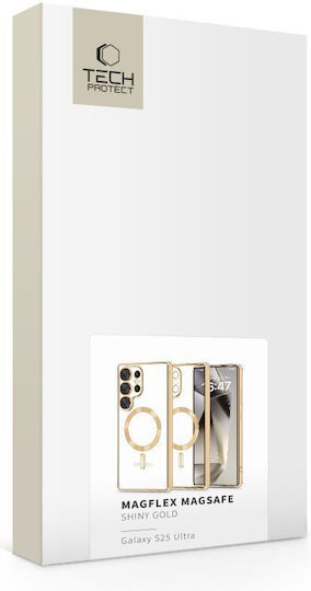 Tech-Protect Magflex Back Cover Σιλικόνης / Πλαστικό Χρυσό (Galaxy S25 Ultra)