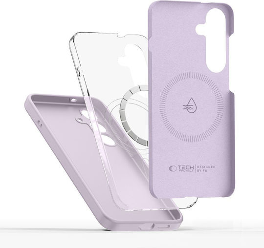 Tech-Protect Liquid Back Cover Σιλικόνης Μωβ (Galaxy S25)