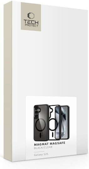 Tech-Protect Magmat Back Cover Plastic / Silicone 2mm Black (Galaxy S25)