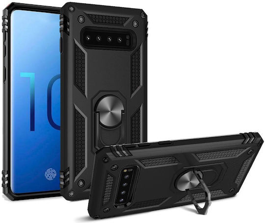 Erbord Back Cover Metalic Negru (Galaxy S10+)