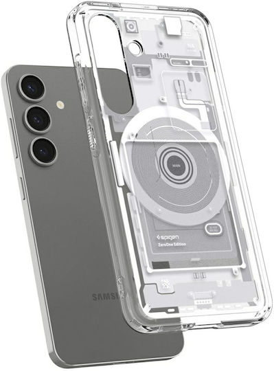 Spigen Ultra Hybrid Zero One (MagFit) Umschlag Rückseite Silikon / Kunststoff Weiß (Galaxy S25)