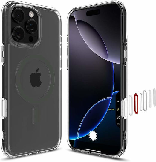 Spigen Ultra Hybrid T Back Cover Πλαστικό Γκρι (iPhone 16 Pro)