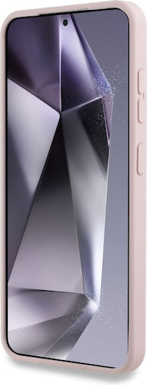 Karl Lagerfeld Heads Umschlag Rückseite Silikon 0.3mm Rosa (Galaxy S25+)