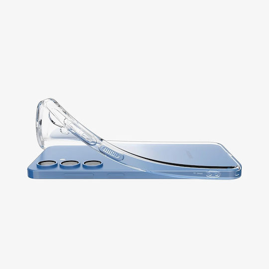 Spigen Liquid Crystal Umschlag Rückseite Silikon 0.3mm Transparent (Galaxy S25)