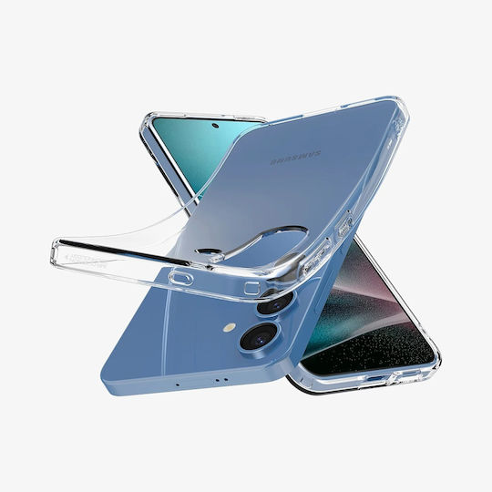 Spigen Liquid Crystal Umschlag Rückseite Silikon 0.3mm Transparent (Galaxy S25)