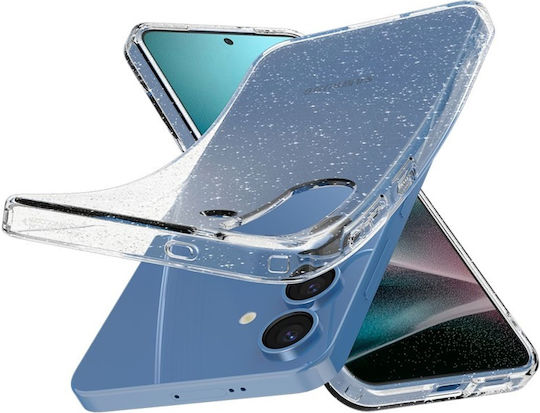 Spigen Liquid Crystal Umschlag Rückseite Silikon 0.3mm Transparent (Galaxy S25)