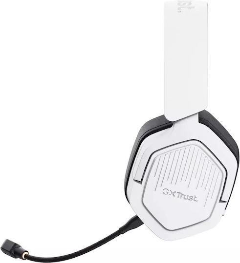 Trust GXT493 Ασύρματο Over Ear Gaming Headset με σύνδεση 3.5mm / Bluetooth / USB Λευκό for Nintendo Switch / PC / PS4 / PS5