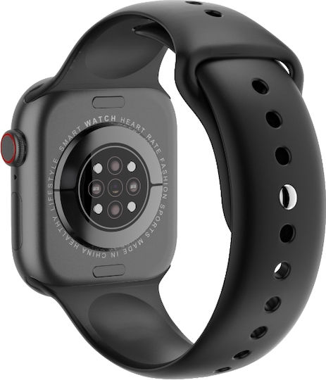 NO.1 DT Watch 10 με Παλμογράφο (Ροζ - Χρυσή κάσα / Ροζ Λουρί Σιλικόνης)