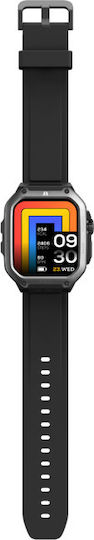 Egoboo GeoLander Smartwatch με Παλμογράφο (Μαύρο)