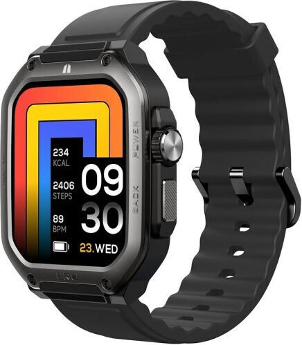 Egoboo GeoLander Smartwatch με Παλμογράφο (Μαύρο)